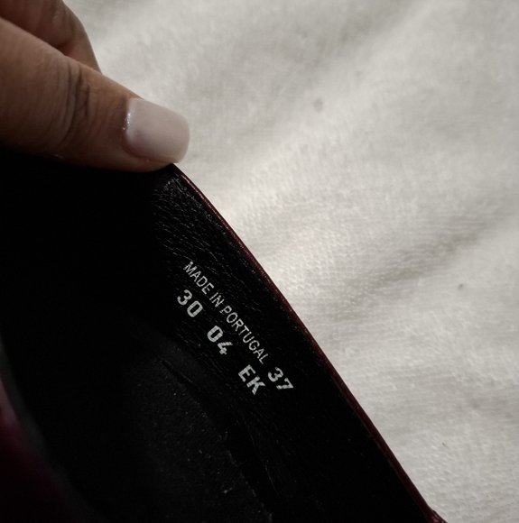 Dansko Burgundy Leather Cross Elastic Strap Mary Jane Clogs Womens Size 37 - Picture 9 of 10